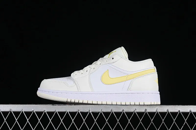 All categories Air Jordan Jordan series basketball shoes Air Jordan 1 Low Z version Air Jordan 1 Low AJ1 Joe 1 lemon yellow low-top cultural and leisure sports sneakers FV8486-181